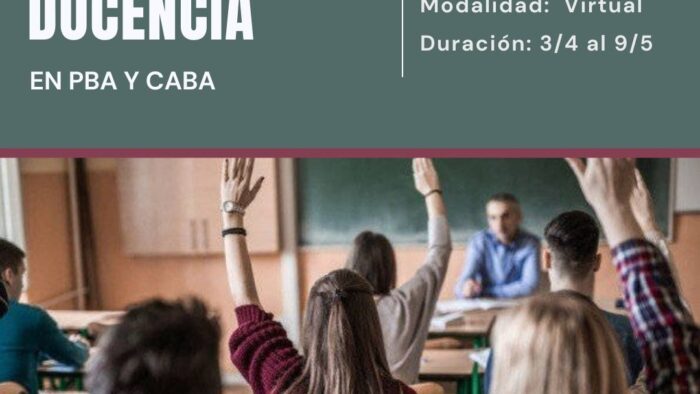 Ingreso a la Docencia en PBA y CABA