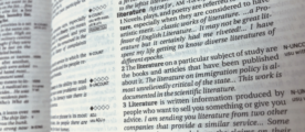 Análisis literario en inglés